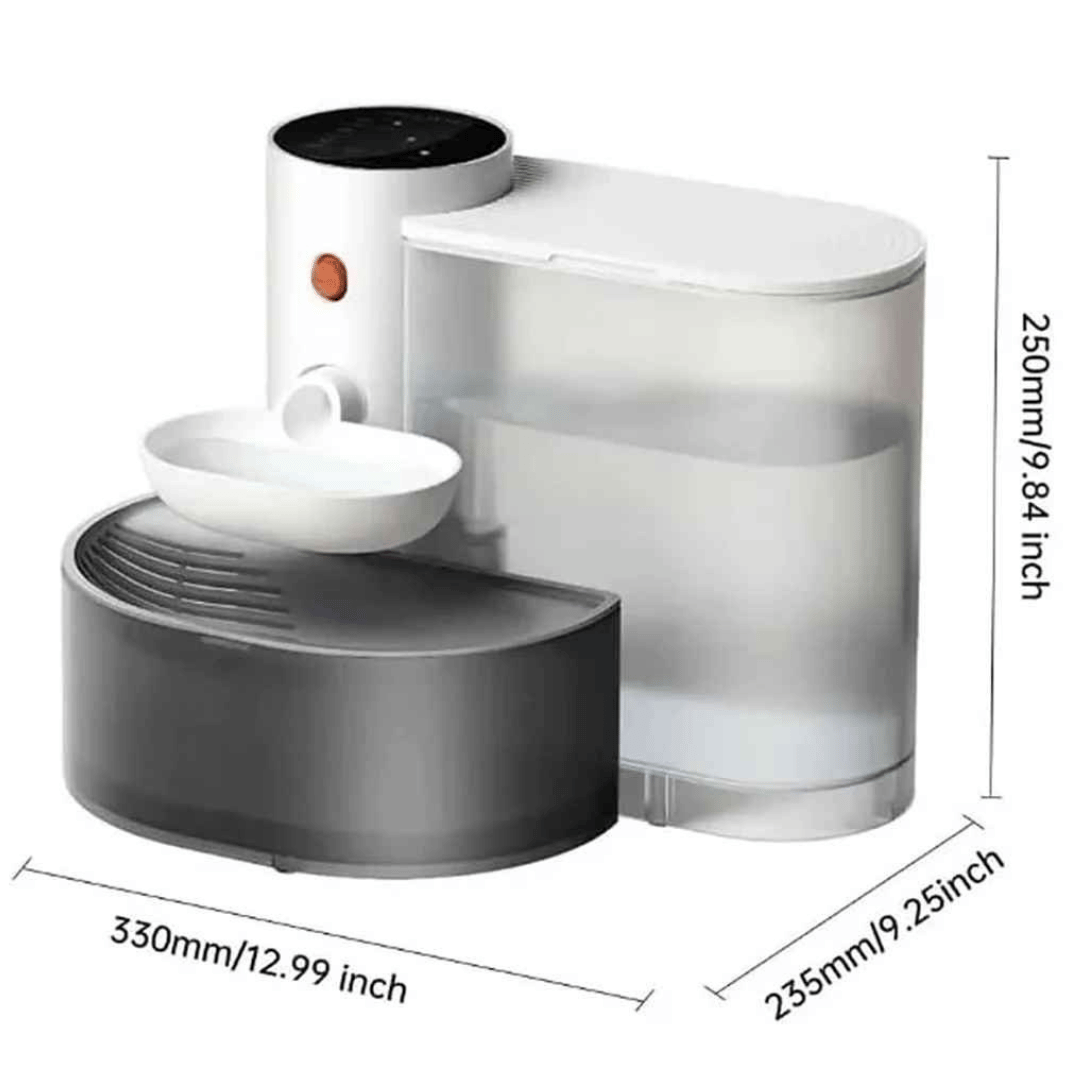 Pet Water Fountain Rechargeable Cat Bowl