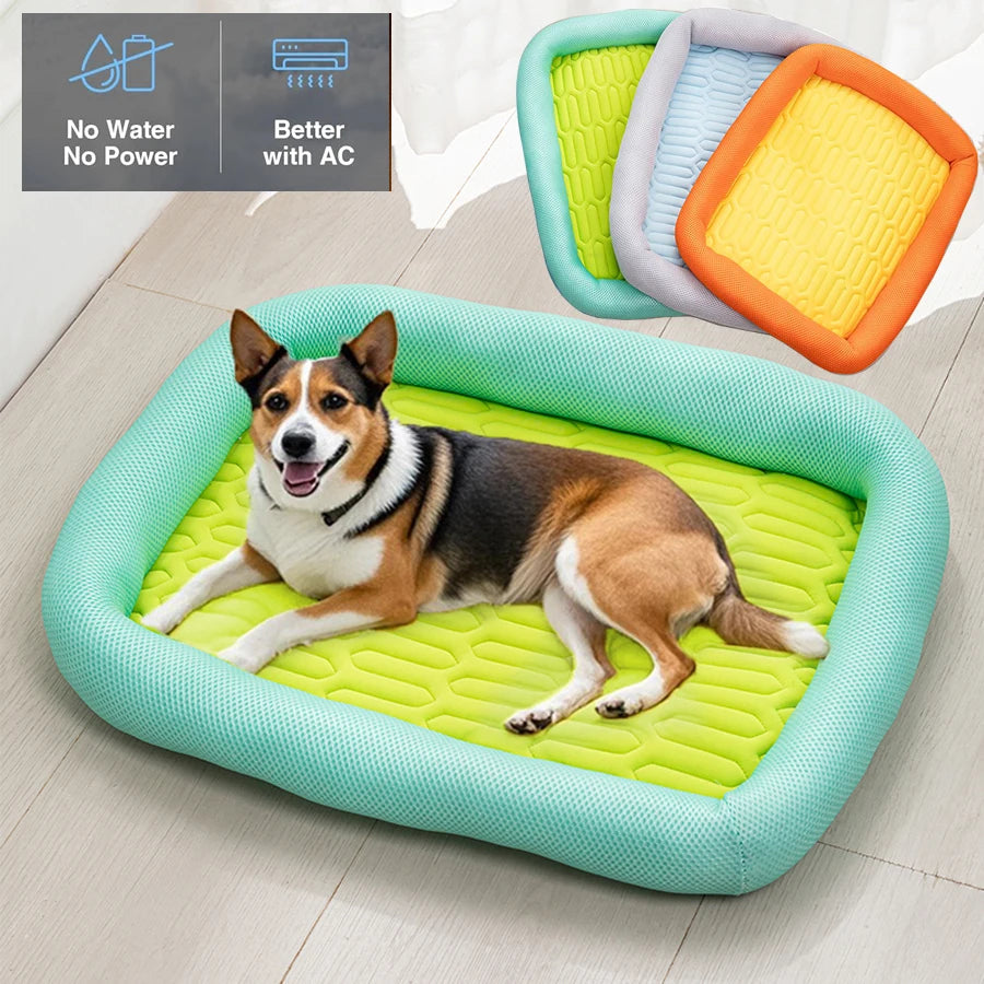 Pet Cooling Mat Breathable Mesh Support