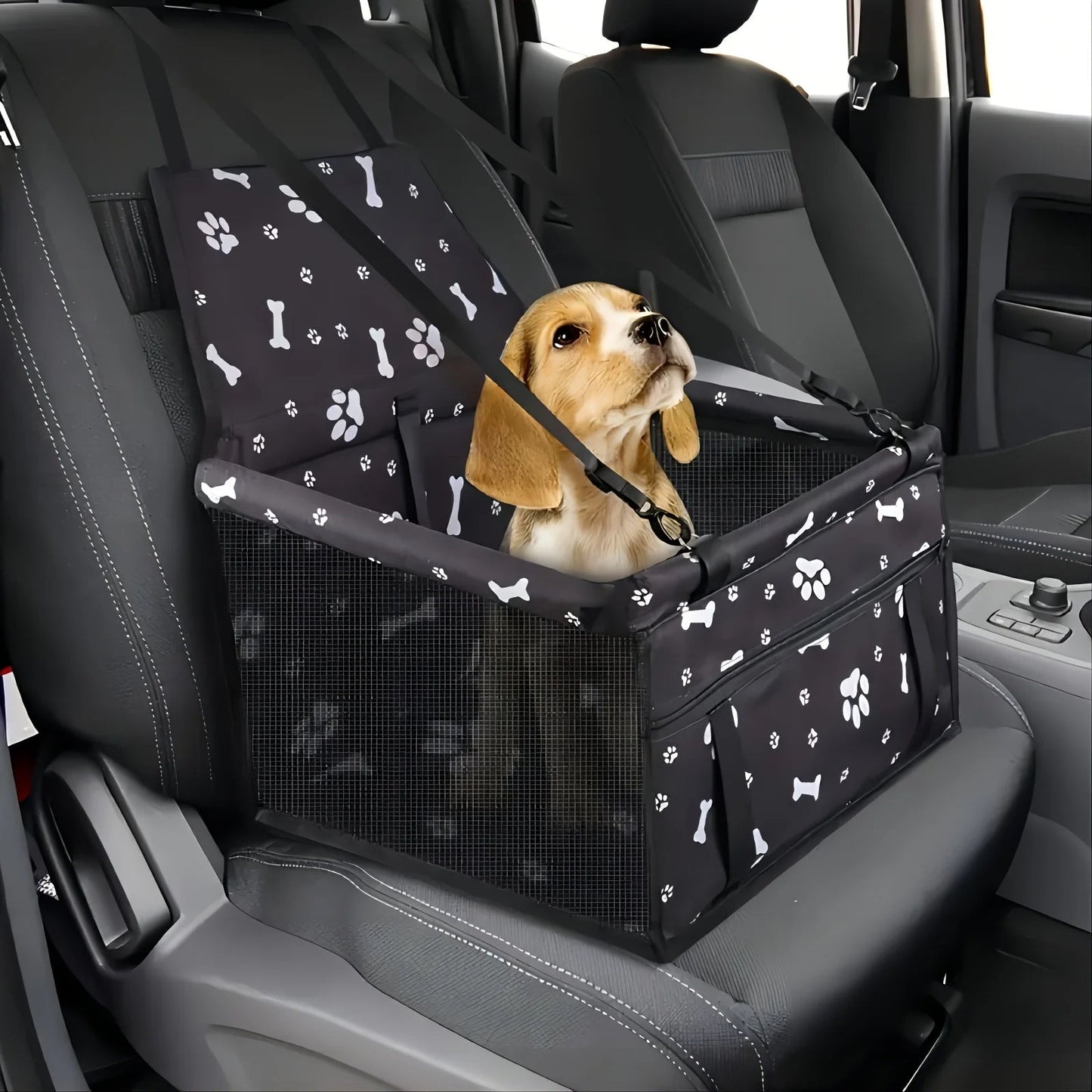 Pet Car Carrier Ventilated Mesh Panels