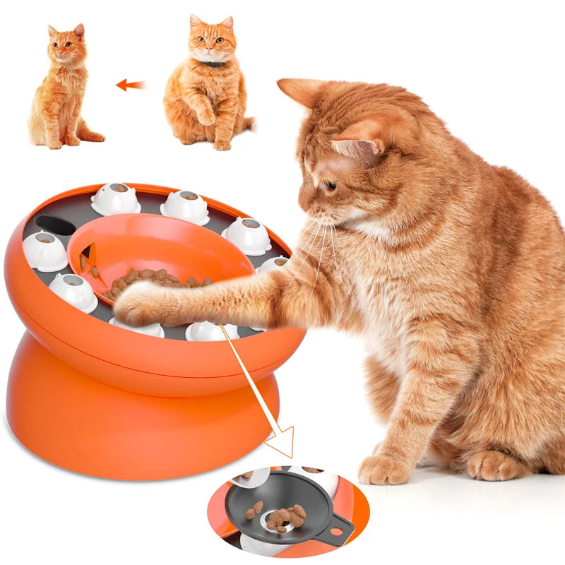 Cat Food Puzzle Toy For Healthy Weight Management