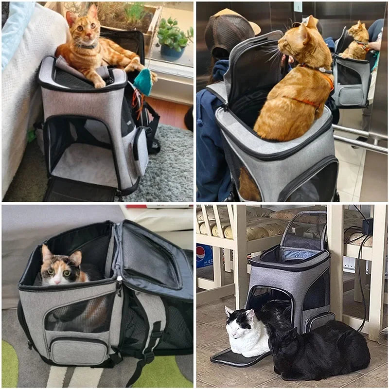 Ventilated Pet Carrier Hiking Backpack