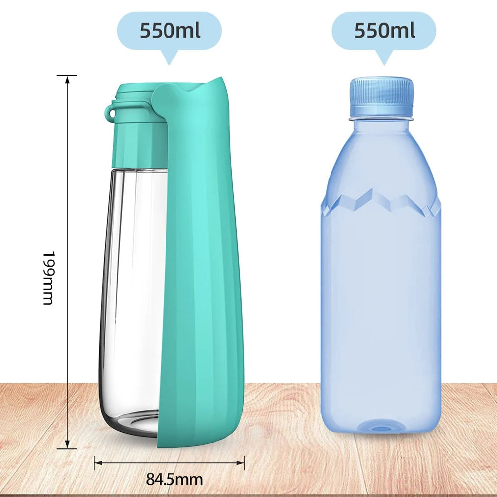 Collapsible Pet Water Bottle 550ml