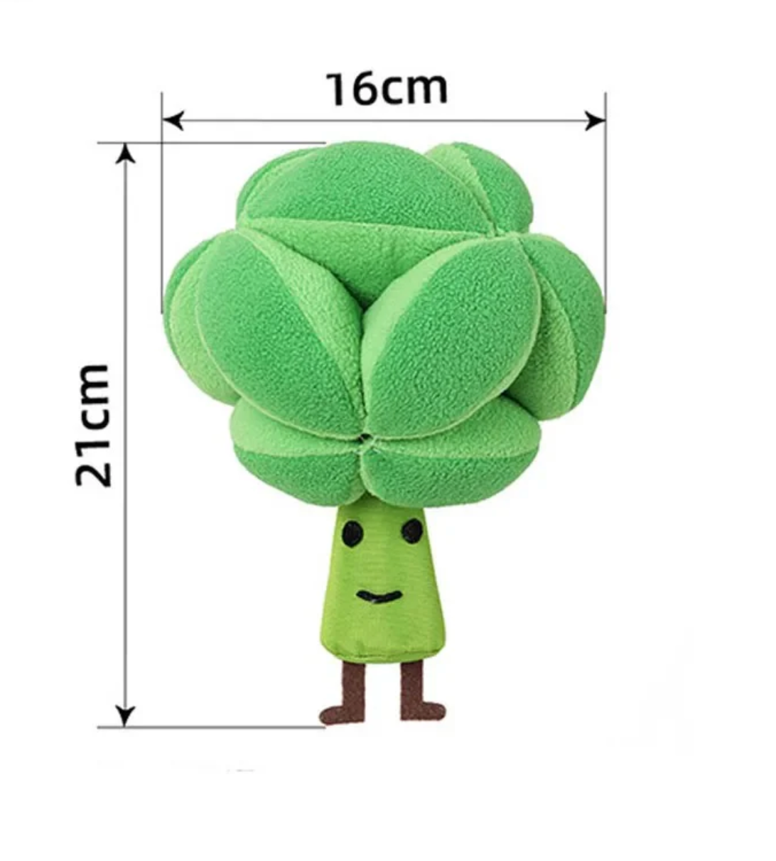 Interactive Broccoli Dog Treat Toy