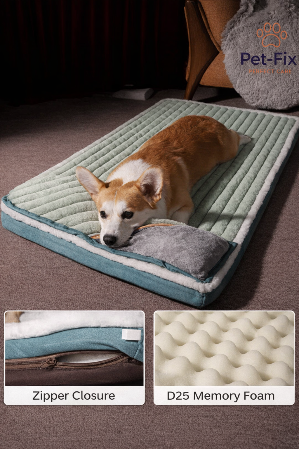 Ergonomic Dog Bed Mat Orthopedic