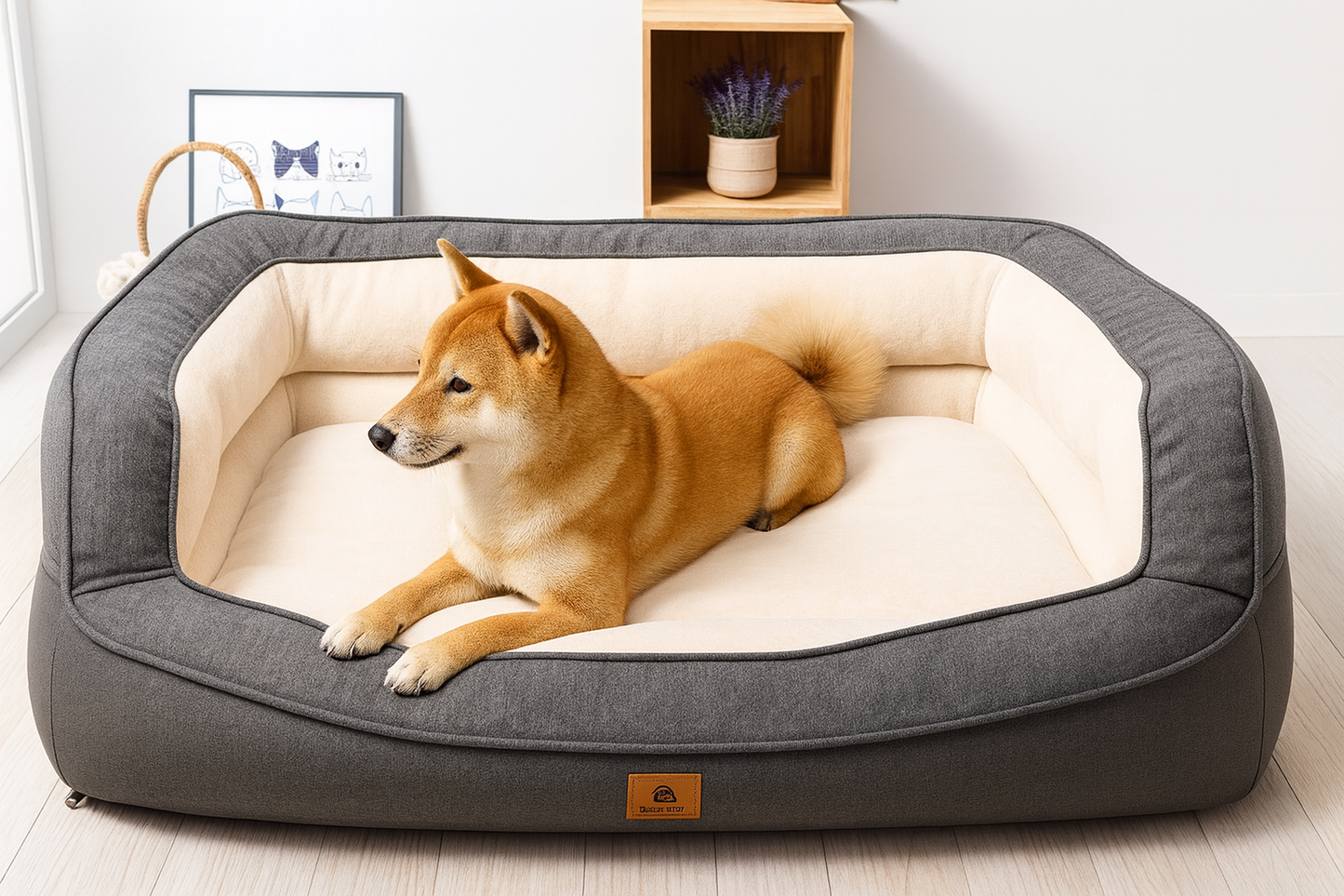 Ergonomic Dog Bed Orthopedic Memory Foam