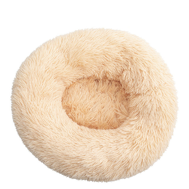 Comfy Dog Bed Donut Shape Removable Cover