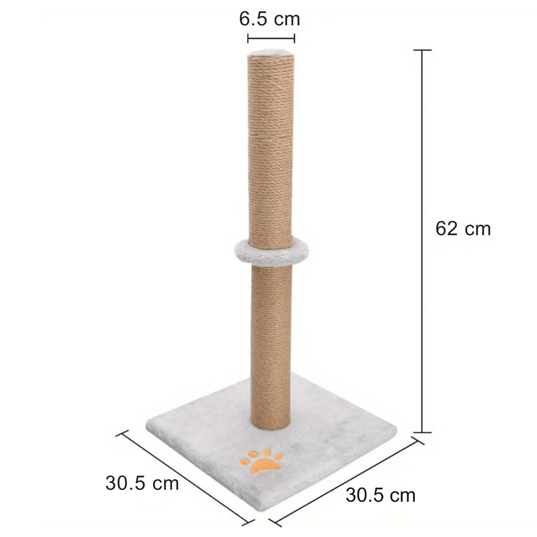 Grey Cat Scratcher Tower