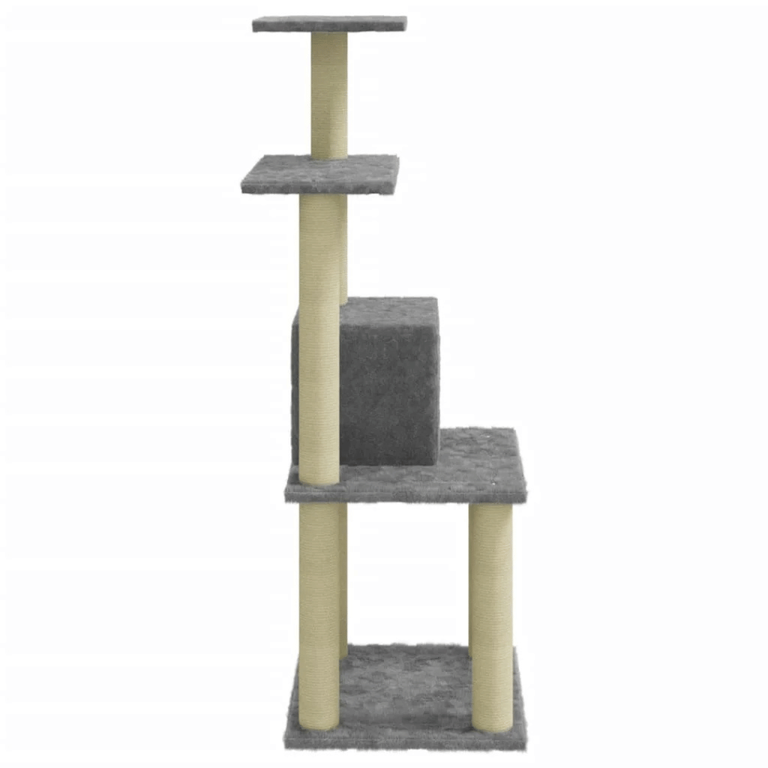 Cat Climbing Tower Tall Scratch Post with Hideaways