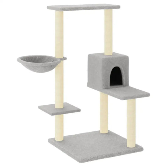 Grey Cat Condo Soft Lounge Hideaways - Pupporia