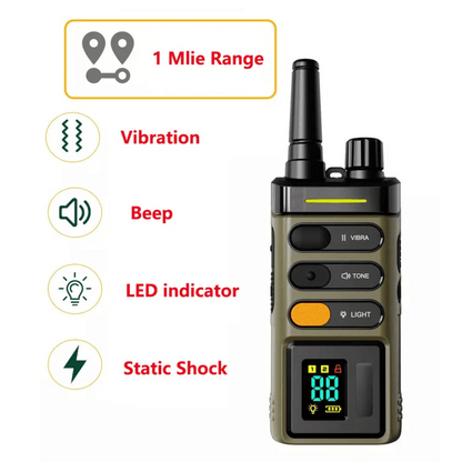 Long Range Remote Dog Training Collar Large Breed