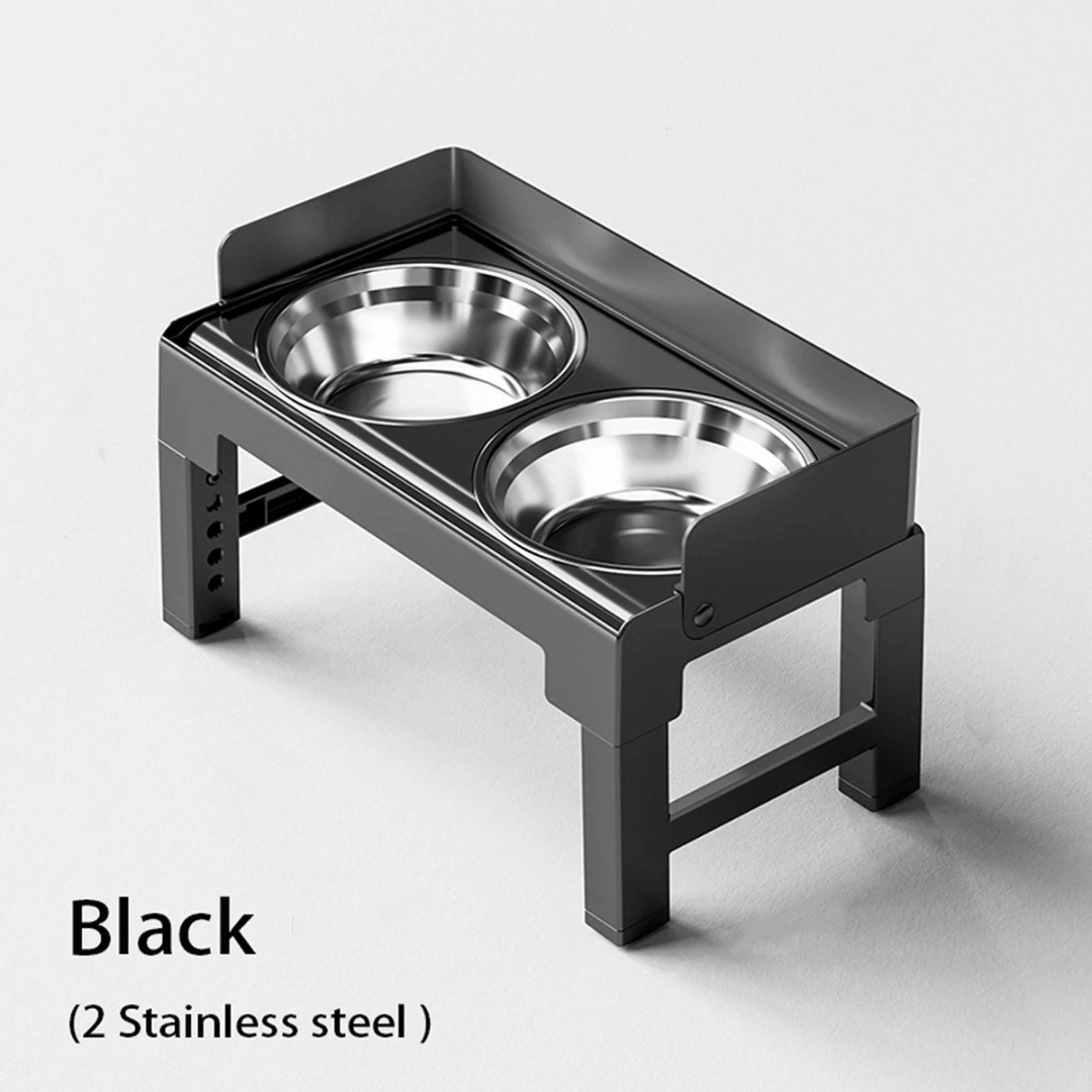 Stainless Steel Elevated Pet Feeder Slow Feed Bowl