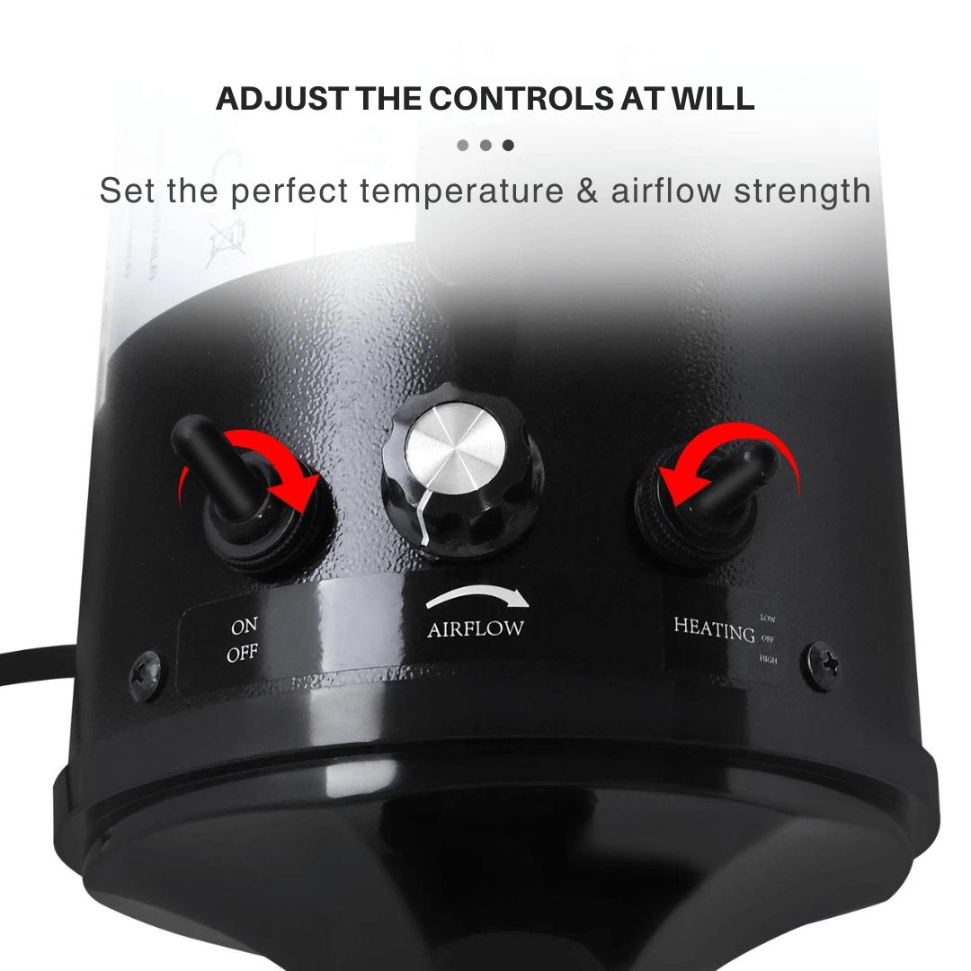 Pet Dryer Adjustable Heat Interchangeable Tips