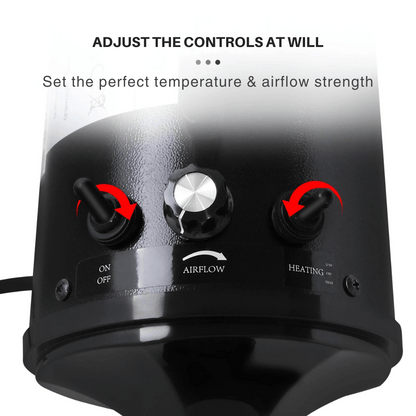Pet Dryer Adjustable Heat Interchangeable Tips