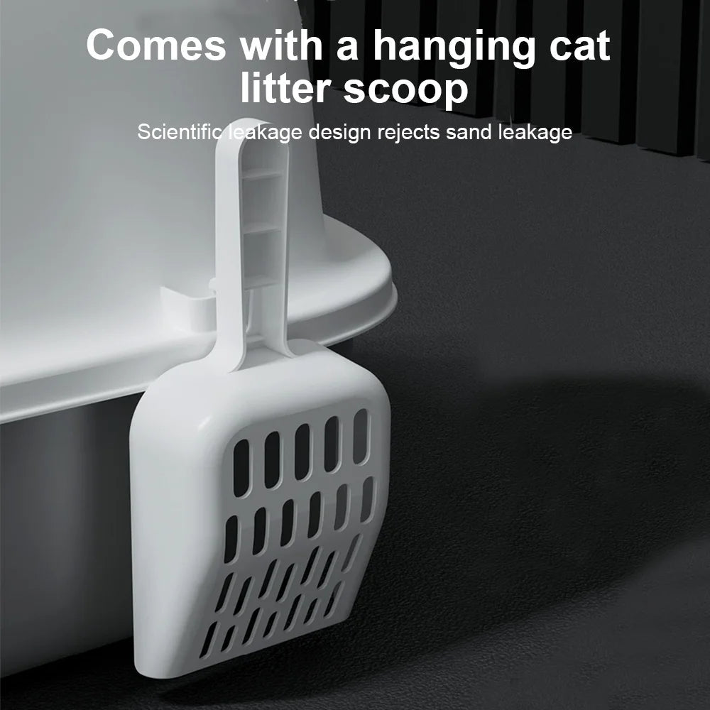 Cat Litter Box Sliding Door Easy Clean