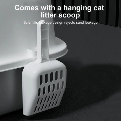 Cat Litter Box Sliding Door Easy Clean