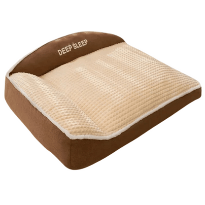 Pet Plush Dog Bed Removable Washable Cover