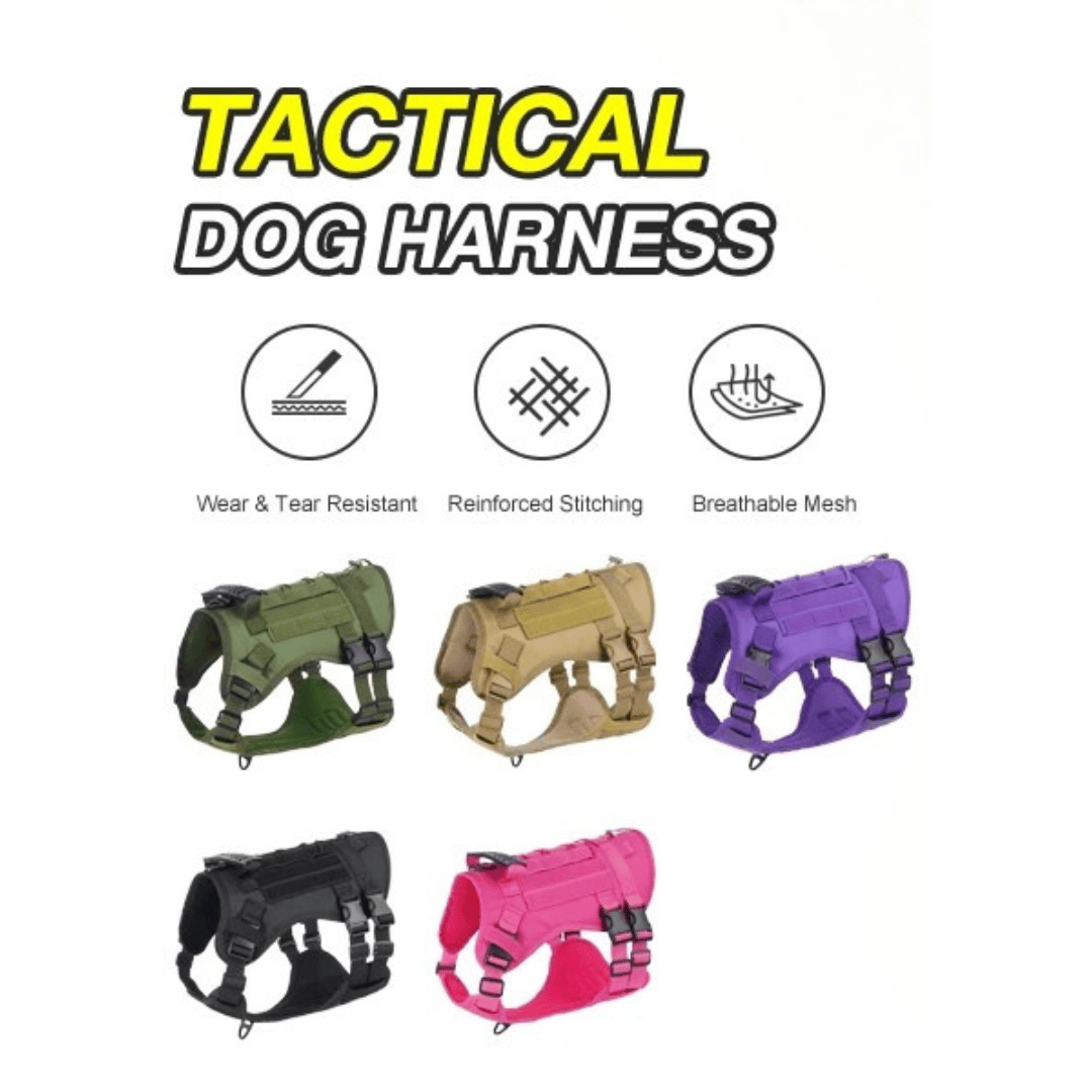 Large Breed Dog Vest With Handle Heavy Duty