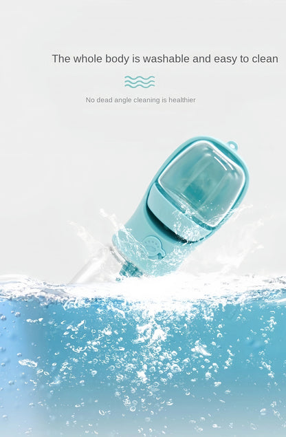 Portable Dog Water Bottle Food Container