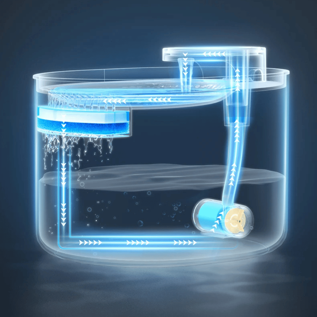 Pet Water Fountain Motion Sensor Night Light