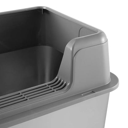 Large Covered Cat Litter Box Metal Pan Included