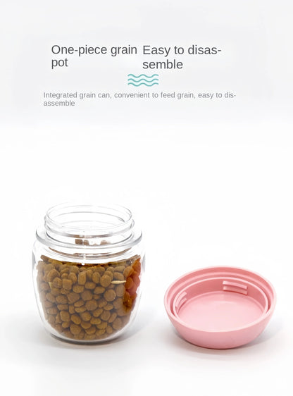 Portable Dog Water Bottle Food Container