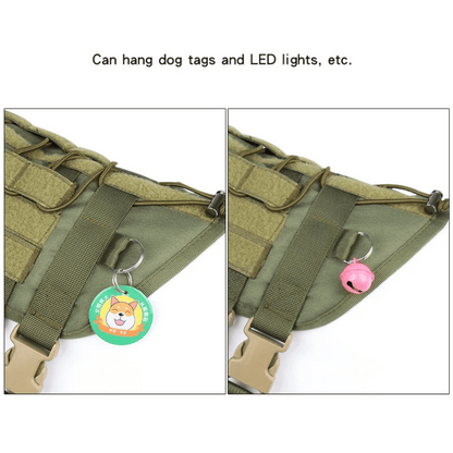Large Breed Dog Vest With Handle Durable Outdoor