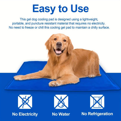 Portable Pet Cooling Mat Waterproof Compact Foldable