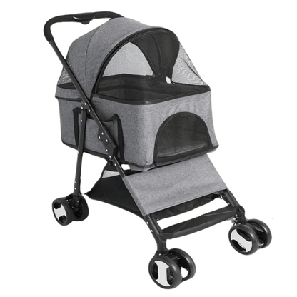 Pet Stroller Detachable Carrier Car Seat