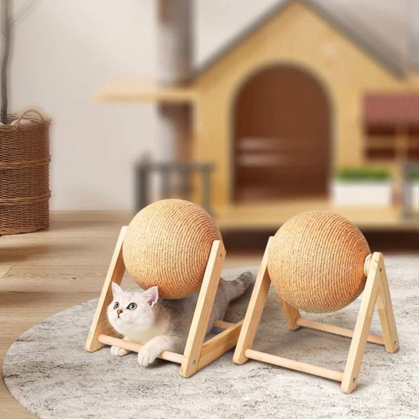 Cat Scratcher Tower Ball Portable