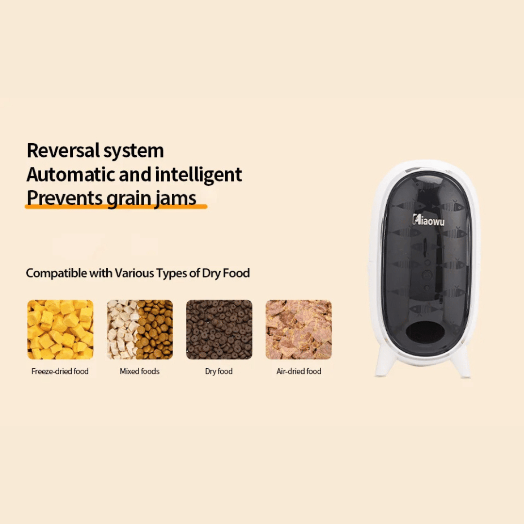 Wi-Fi Automatic Pet Feeder With Mobile App