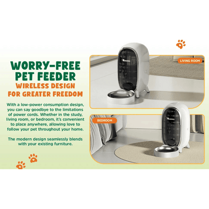 Wi-Fi Automatic Pet Feeder With Mobile App