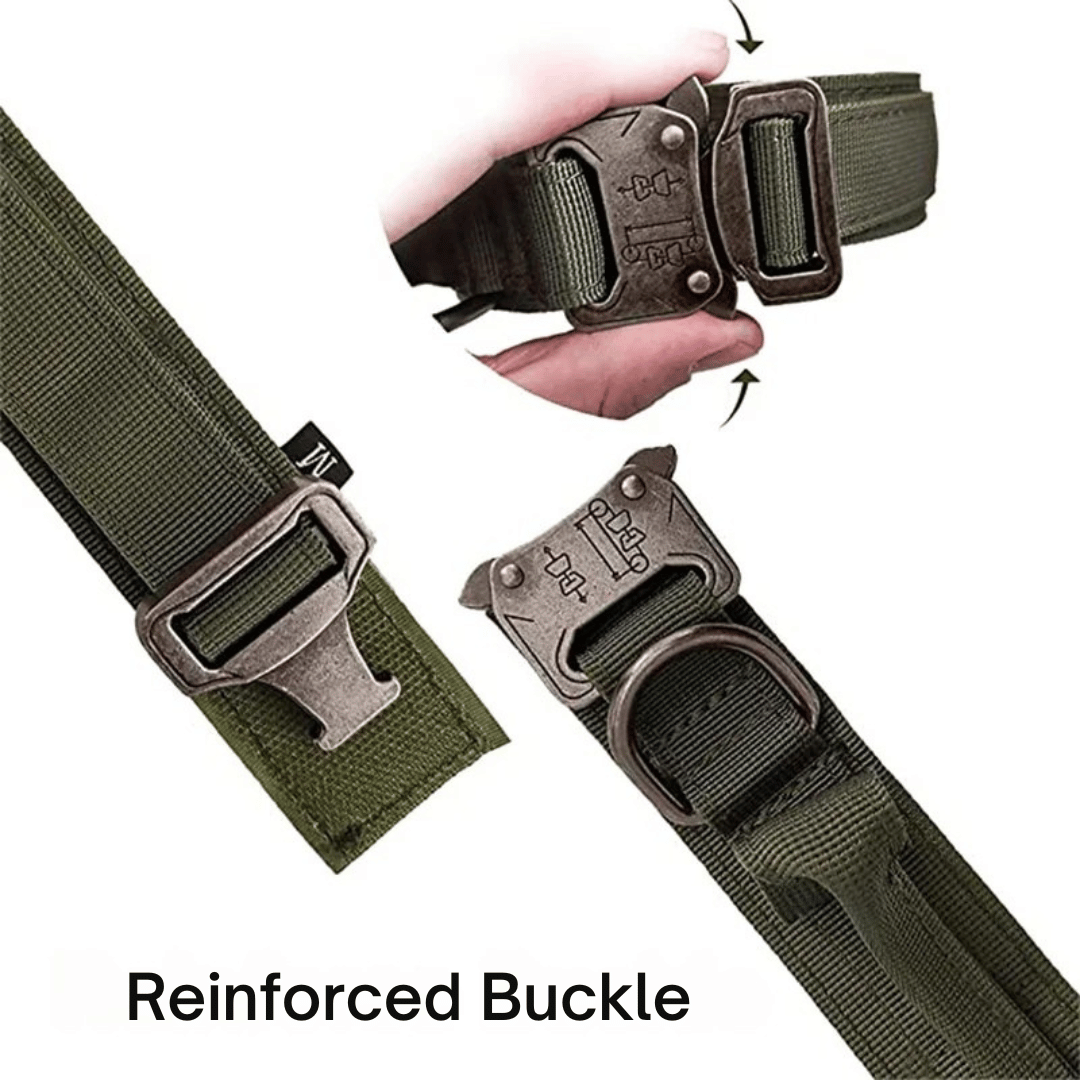 Tactical Dog Collar Durable Nylon Large Breed