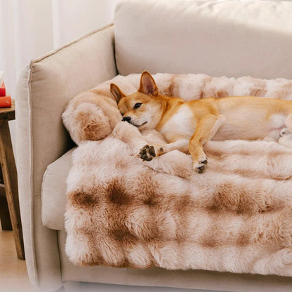 Pet Sofa Cover with Pillow for Small Dogs Cats