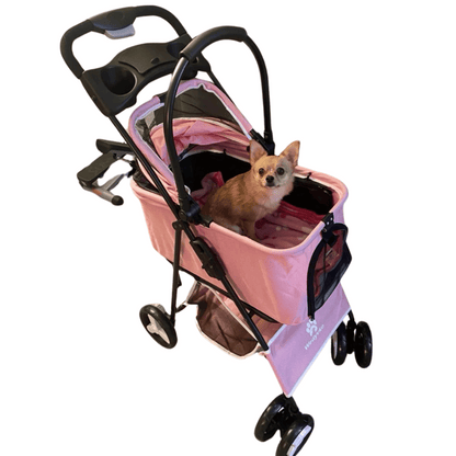 Pet Stroller Collapsible Storage Compartment Large
