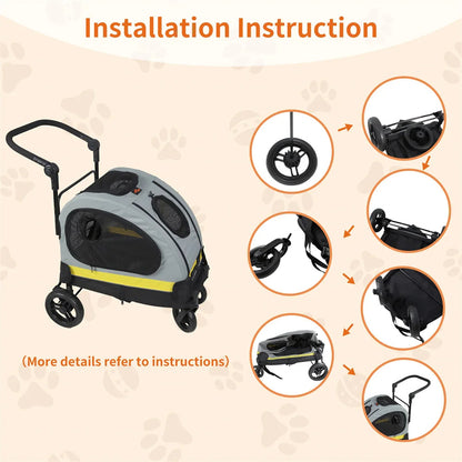 Pet Stroller Carrier Small Dogs