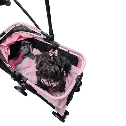 Pet Stroller Collapsible Storage Compartment Large