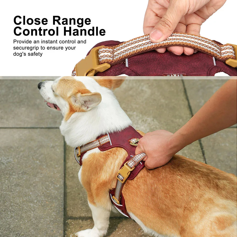 Adjustable Pet Harness Reflective Belts
