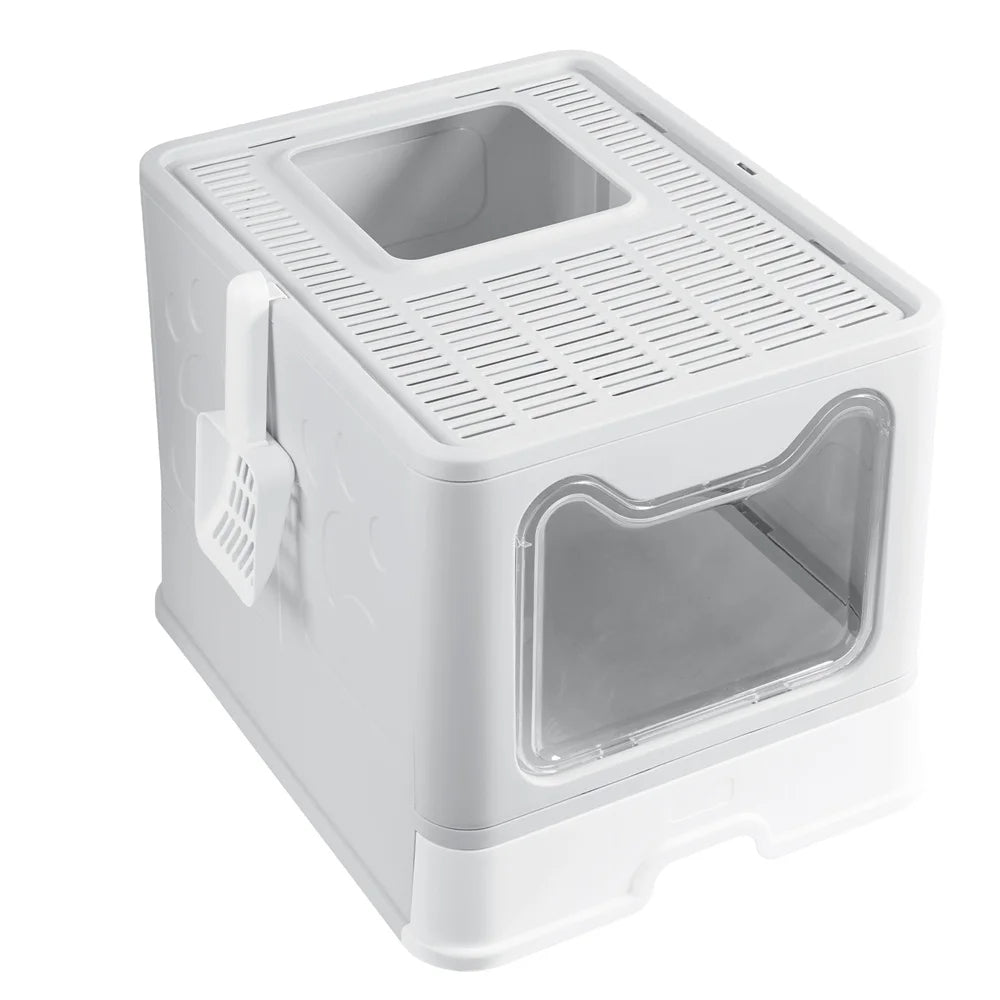 Hidden Cat Litter Box Odor Control Gray