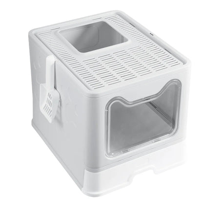 Hidden Cat Litter Box Odor Control Gray