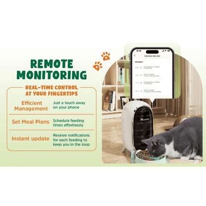 Wi-Fi Automatic Pet Feeder With Mobile App