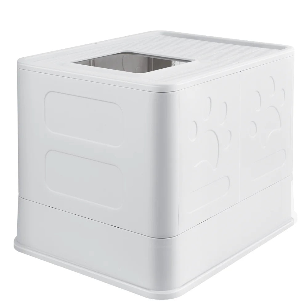 Hidden Cat Litter Box Odor Control Gray