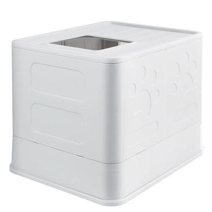 Hidden Cat Litter Box Odor Control Gray