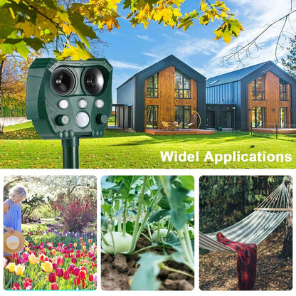 Motion Activated Animal Repellent Device Outdoor