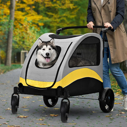 Pet Stroller Folding for Small and Large Dogs