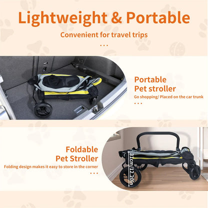 Pet Stroller Carrier Small Dogs