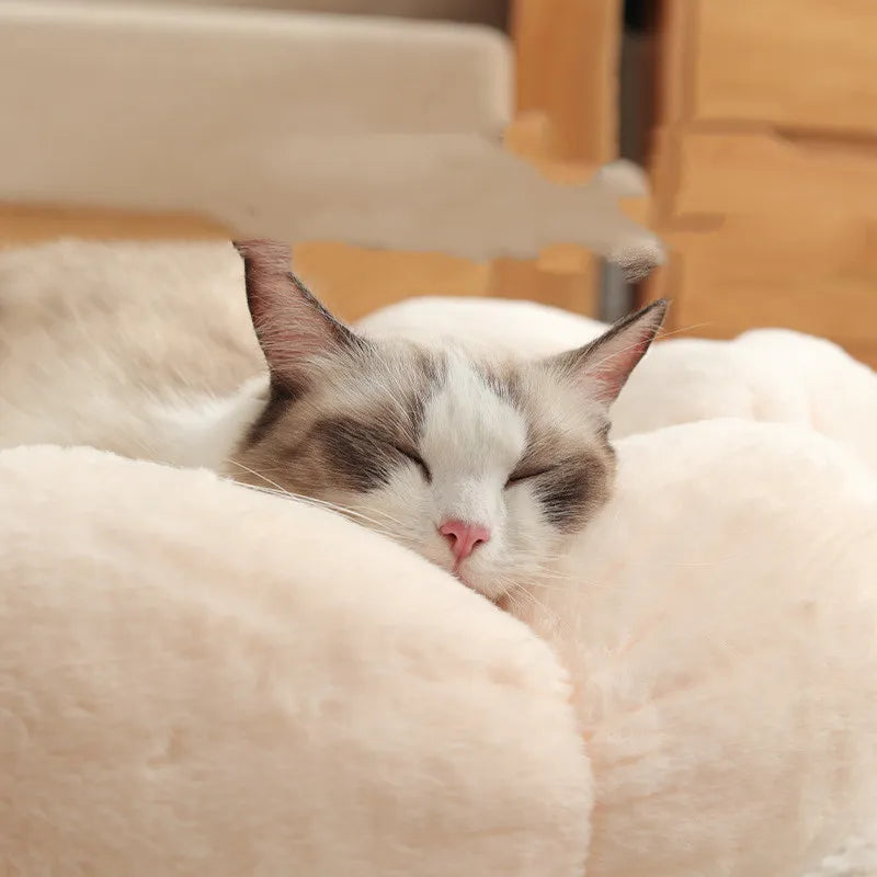 Floral Pet Bed Cushion