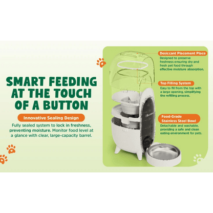 Wi-Fi Automatic Pet Feeder With Mobile App