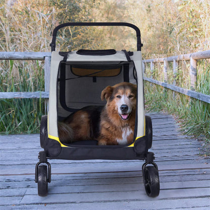 Pet Stroller Folding for Small and Large Dogs