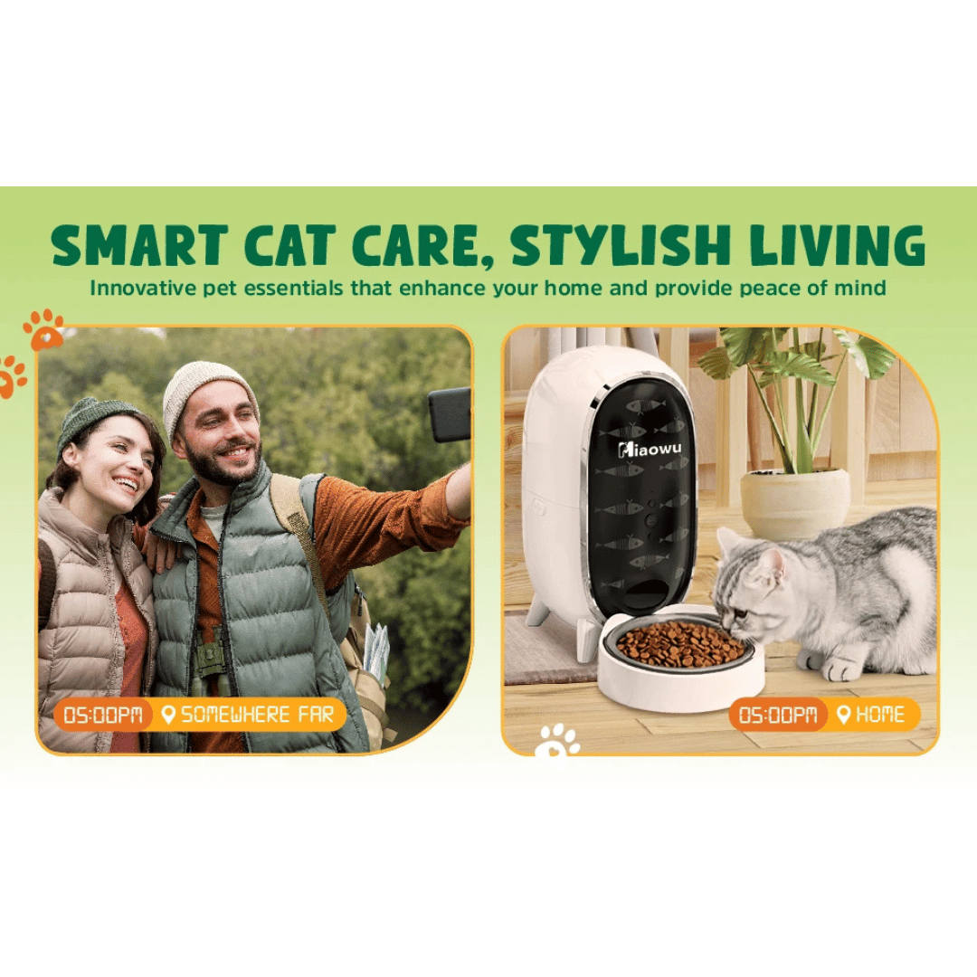 Wi-Fi Automatic Pet Feeder With Mobile App