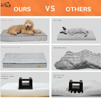 Large Dog Bed Soft Fleece Mattress